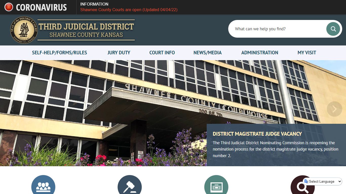 Official Website - Third Judicial District, KS